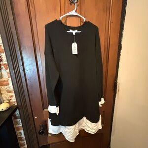 Black and White Sweater tunic